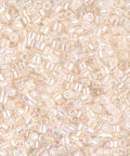 Miyuki Delica 10/0 Off White AB (5g), (DBM0052) Miyuki Delica 10/0 Off White AB (5g), (DBM0052)