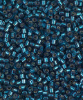 Miyuki Delica 10/0 Silver Lined Blue Zircon Dyed DBM0608 Miyuki Delica 10/0 Silver Lined Blue Zircon Dyed DBM0608