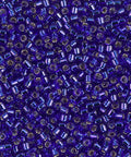 Miyuki Delica 10/0 Silver Lined Cobalt, 00047 Miyuki Delica 10/0 Silver Lined Cobalt, 00047