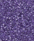 MIYUKI DELICA 10/0 SPARKLING PURPLE LINED CRYSTAL DELICA 10/0 SPARKLING PURPLE LINED CRYSTAL