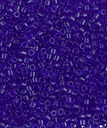 Miyuki Delica 10/0 Transparent Sapphire (10g/50g), (DBM0707) DELICA 10/0 TRANSPARENT SAPPHIRE