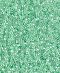 Miyuki Delica 11/0 Lined Crystal LT.Green Luster DB0237 Miyuki Delica 11/0 Lined Crystal LT.Green Luster DB0237