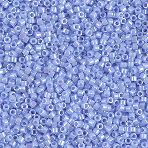Miyuki Delica 11/0 Opaque Agate Blue AB (5g), (DB1577) Miyuki Delica 11/0 Opaque Agate Blue AB (5g), (DB1577)