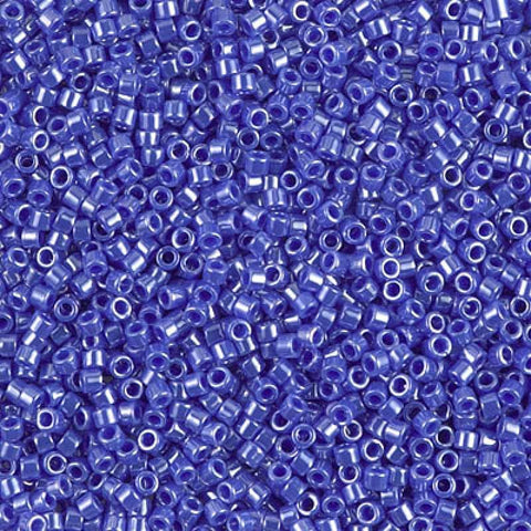 MIYUKI DELICA 11/0 OPAQUE CYAN BLUE LUSTER MIYUKI DELICA 11/0 OPAQUE CYAN BLUE LUSTER