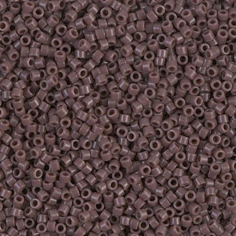 Miyuki Delica 11/0 Opaque Dark Mauve DB0735 Miyuki Delica 11/0 Opaque Dark Mauve DB0735