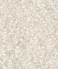 Miyuki Delica 11/0 Pearl lined Transparent Pale Beige AB DB1701 Miyuki Delica 11/0 Pearl lined Transparent Pale Beige AB DB1701