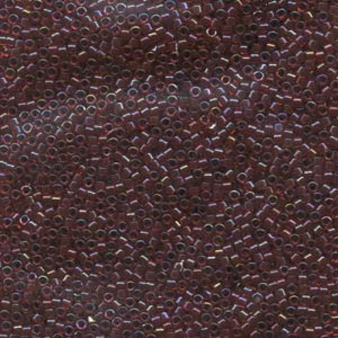 Miyuki Delica 11/0 Red Cranberry AB, DB0296 Miyuki Delica 11/0 Red Cranberry AB