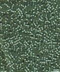 Miyuki Delica 11/0 Semi Matt Lt. Grey Dyed Green (5 GMS) Miyuki Delica 11/0 Semi Matt Lt. Grey Dyed Green (DB-689)