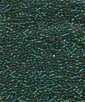 Miyuki Delica 11/0 Transparent Emerald AB, DB0175 Miyuki Delica 11/0 Transparent Emerald AB, DB0175