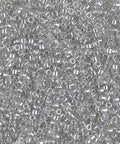 Miyuki Delica 11/0 Transparent Grey Mist Luster DB1231 Miyuki Delica 11/0 Transparent Grey Mist Luster DB1231
