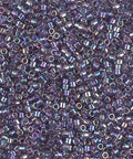 Miyuki Delica 11/0 Transparent Light Amethyst AB DB1245 Miyuki Delica 11/0 Transparent Light Amethyst AB DB1245