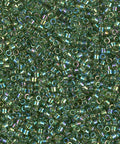 Miyuki Delica 11/0 Transparent Olive AB, DB1247 Miyuki Delica 11/0 Transparent Olive AB, DB1247