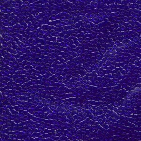 Miyuki Delica 11/0 Transparent Sapphire DB0707 Miyuki Delica 11/0 Transparent Sapphire DB0707– Precision Japanese Glass Seed Beads