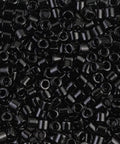 Miyuki Delica 8/0 Black (10g), (DBL0010) DELICA 8/0 BLACK