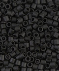 Miyuki Delica 8/0 Matted Black (5g), (DBL0310) DELICA 8/0 MATTED BLACK