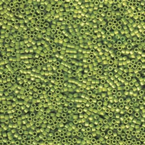 Miyuki Delica Beads 11/0 – Opaque Avocado DB1135 | Japanese Cylinder Beads Miyuki Delica Beads 11/0 – Opaque Avocado DB1135 | Japanese Cylinder Beads