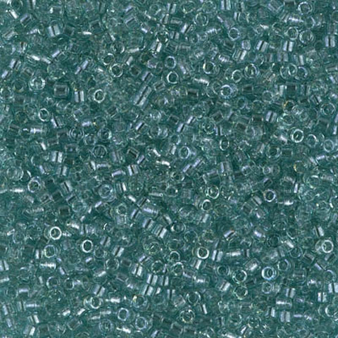 Miyuki Delica Beads 11/0 – Transparent Sea Foam Luster (DB0112) | Japanese Cylinder Beads Miyuki Delica Beads 11/0 – Transparent Sea Foam Luster (DB0112) | Japanese Cylinder Beads