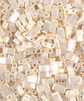 Miyuki Half Tila Beads – Antique Ivory Pearl Ceylon 0592 | Japanese Glass Beads Miyuki Half Tila Beads – Antique Ivory Pearl Ceylon 0592 | Japanese Glass Beads
