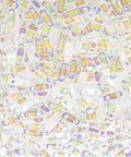 Miyuki Quarter Tila Beads White Pearl AB, 0471 Miyuki Quarter Tila Beads White Pearl AB, 0471
