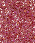 MIYUKI QUARTER TILA BEADS OPAQUE DARK RED MATTED AB (7.1 GMS) MIYUKI QUARTER TILA BEADS OPAQUE DARK RED MATTED AB (7.1 GMS)
