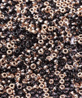 MIYUKI SEED BEADS 11-0 BLACK CAPRI GOLD (25 GMS) SEED BEADS 11/0 BLACK CAPRI GOLD