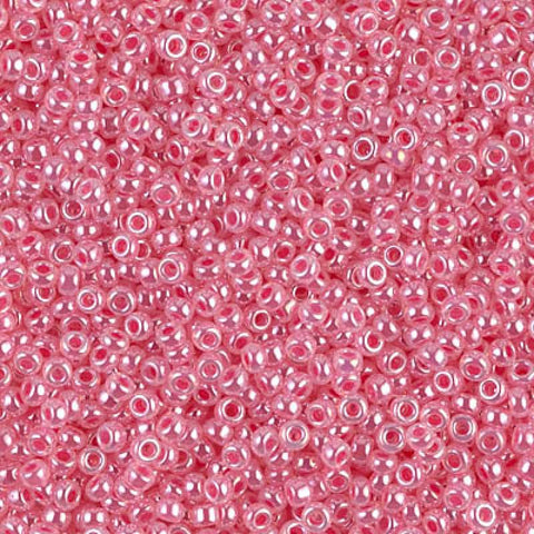 Miyuki Seed Beads 11/0 Carnation Pink Ceylon, 0535 Miyuki Seed Beads 11/0 Carnation Pink Ceylon, 0535