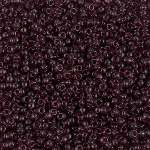 MIYUKI SEED BEADS 11/0 DARK SMOKY AMETHYST SEED BEADS 11/0 DK SMOKY AMETHYST
