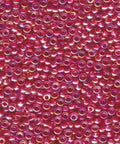 Miyuki Seed Beads 11/0 Hot Pink Lined Crystal AB 0355 Miyuki Seed Beads 11/0 Hot Pink Lined Crystal AB 0355 