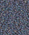 Miyuki Seed Beads 11/0 Matted Transparent Grey AB Miyuki Seed Beads 11/0 Matted Transparent Grey AB