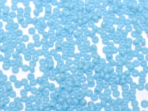 Miyuki Seed Beads 11/0 Opaque Turquoise Blue, 0413 Miyuki Seed Beads 11/0 Opaque Turquoise Blue, 0413