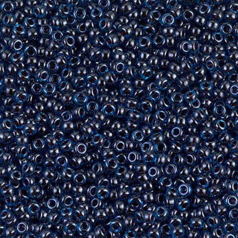 Miyuki Seed Beads 11/0 Ruby Capri Blue Luster MIYUKI SEED BEADS 11/0 RUBY LINED CAPRI BLUE LUSTER