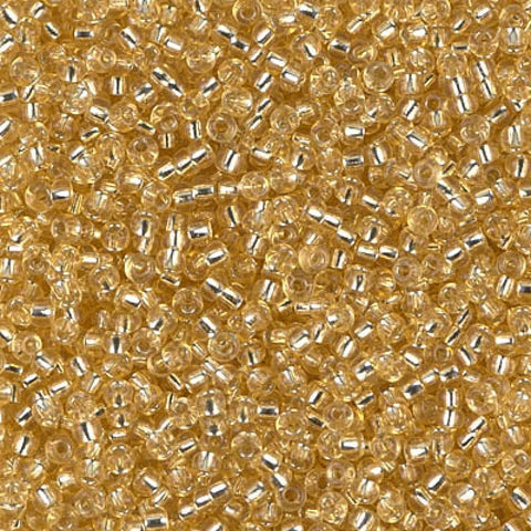 Miyuki Seed Beads 11/0 Silver Lined Light Gold Miyuki Seed Beads 11/0 Silver Lined Light Gold