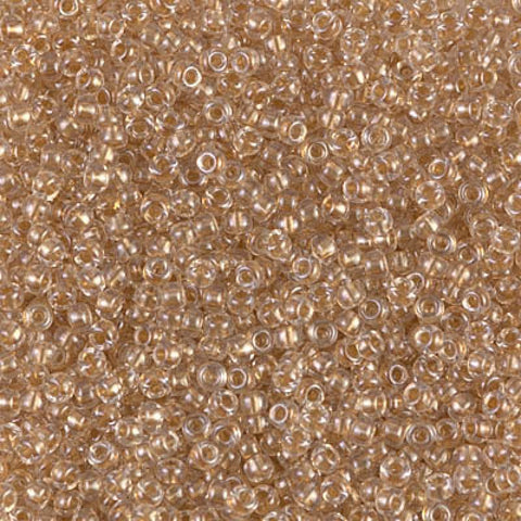 Miyuki Seed Beads 11/0 Sparkling Metallic Gold Lined Crystal, 0234 Miyuki Seed Beads 11/0 Sparkling Metallic Gold Lined Crystal, 0234