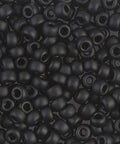 Miyuki Seed Beads 6/0 Black matted 0401F Miyuki Seed Beads 6/0 Black matted 0401F