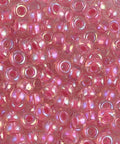 Miyuki Seed Beads 6/0 Hot Pink Lined Crystal AB 0355 Miyuki Seed Beads 6/0 Hot Pink Lined Crystal AB 0355