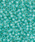 Miyuki Seed Beads 8/0 Dyed Sea Green Silver Lined Alabaster 0571 Miyuki Seed Beads 8/0 Dyed Sea Green Silver Lined Alabaster 0571