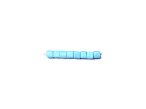 OPAQUE TURQUOISE BLUE MATTED AB (SB18-0413FR) Miyuki Squares 1.8mm Miyuki Squares 1.8mm