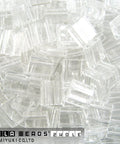 (MTL-0131) MIYUKI TILA BEADS CRYSTAL (7.1 GMS) MIYUKI TILA BEADS CRYSTAL