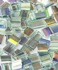 Miyuki Tila Beads Crystal Blue Rainbow 55025 Miyuki Tila Beads Crystal Blue Rainbow 55025