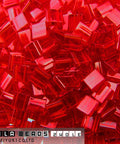 MIYUKI TILA BEADS LIGHT RED (7.1 GMS) MIYUKI TILA BEADS LIGHT RED (7.1 GMS)