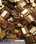 Miyuki Tila Beads – Metallic Dark Bronze (0457) | Japanese Glass Beads Miyuki Tila Beads – Metallic Dark Bronze (0457) | Japanese Glass Beads