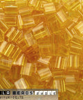 MIYUKI TILA BEADS TRANSP LT.TOPAZ (7.1 GMS) TILA BEADS TRANSP LT.TOPAZ