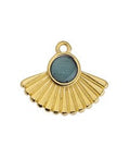 Motif with Setting & Rays, 20x17mm Motif with Setting & Rays, 20x17mm