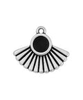 Motif with Setting & Rays, 20x17mm Motif with Setting & Rays, 20x17mm