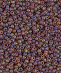 (MSB11-0134FR) MIYUKI SEED BEADS 11/0 DK TOPAZ AB MATTED (25 GMS) (MSB11-0134FR) MIYUKI SEED BEADS 11/0 DK TOPAZ AB MATTED (25 GMS)