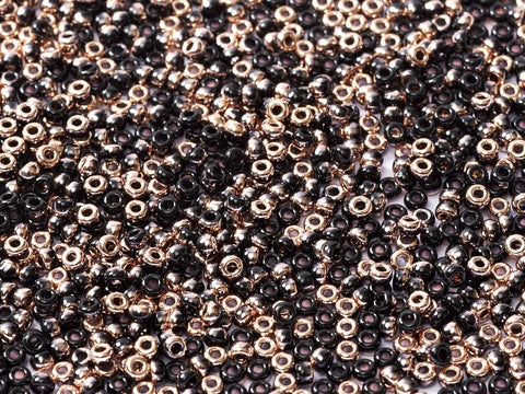 (MSB15-55034) MIYUKI SEED BEADS 15/0 BLACK CAPRI GOLD (10 GRAMS) (MSB15-55034) MIYUKI SEED BEADS 15/0 BLACK CAPRI GOLD (10 GRAMS)