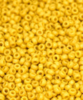 (MSB8-2311) MIYUKI SEED BEADS 8-0 MATTED OPAQUE CANARY (25 GMS) SEED BEADS 8/0 MATTED OPAQUE CANARY