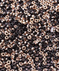 (MSB8-55034) SEED BEADS 8/0 BLACK CAPRI GOLD (25 GMS) (MSB8-55034) SEED BEADS 8/0 BLACK CAPRI GOLD (25 GMS)
