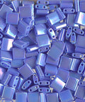 (MTL-0483) MIYUKI TILA BEADS OPAQUE PERIWINKLE AB (7.1 GMS) (MTL-0483) MIYUKI TILA BEADS OPAQUE PERIWINKLE AB (7.1 GMS)