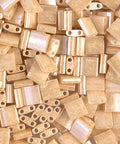 (MTL-0593) MIYUKI TILA BEADS LT.CARAMEL CEYLON (MTL-0593) MIYUKI TILA BEADS LT.CARAMEL CEYLON